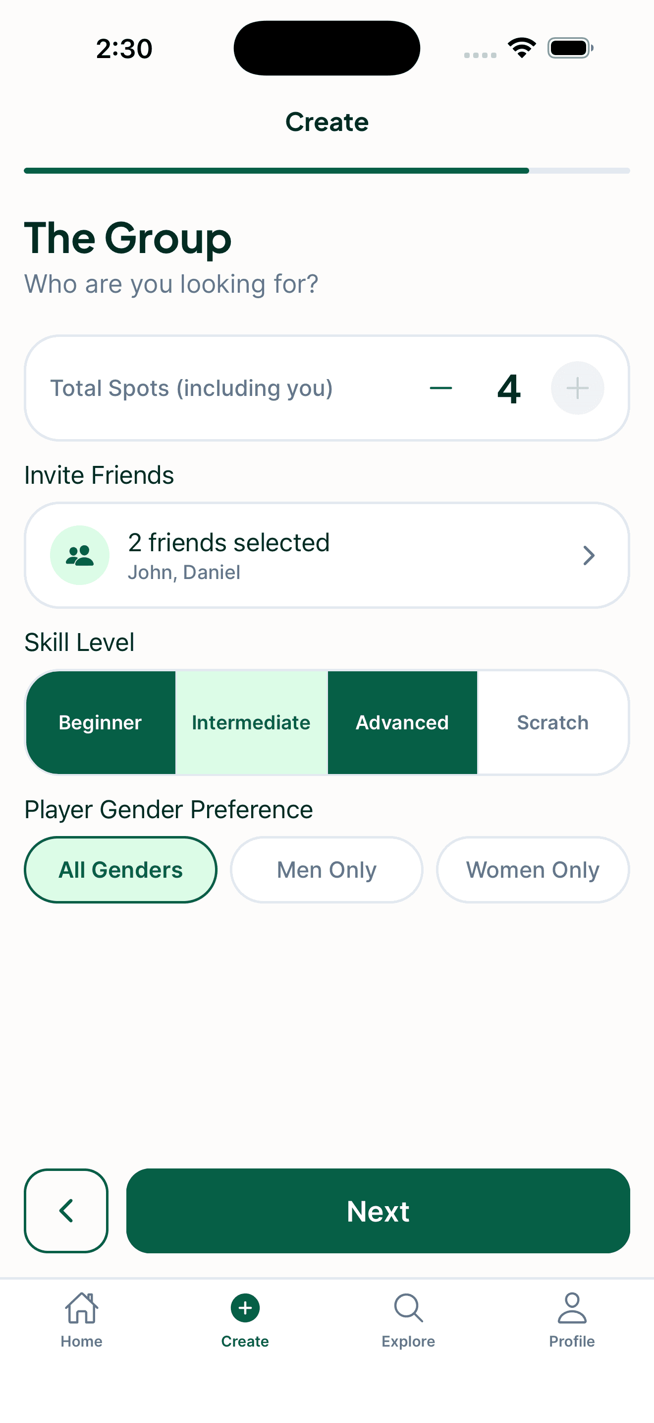 Create a game on Scramble